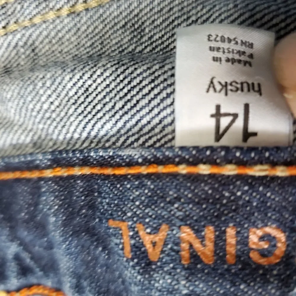 Gap 1969 Boys Denim Original Size 14 Husky